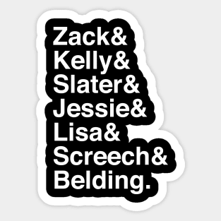 Saved By The Bell Sticker